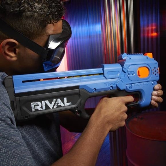 Nerf Rival Charger MXX-1200 Motorized Blaster Fun Gun, Includes 24 Nerf Rounds - Picture 5 of 6